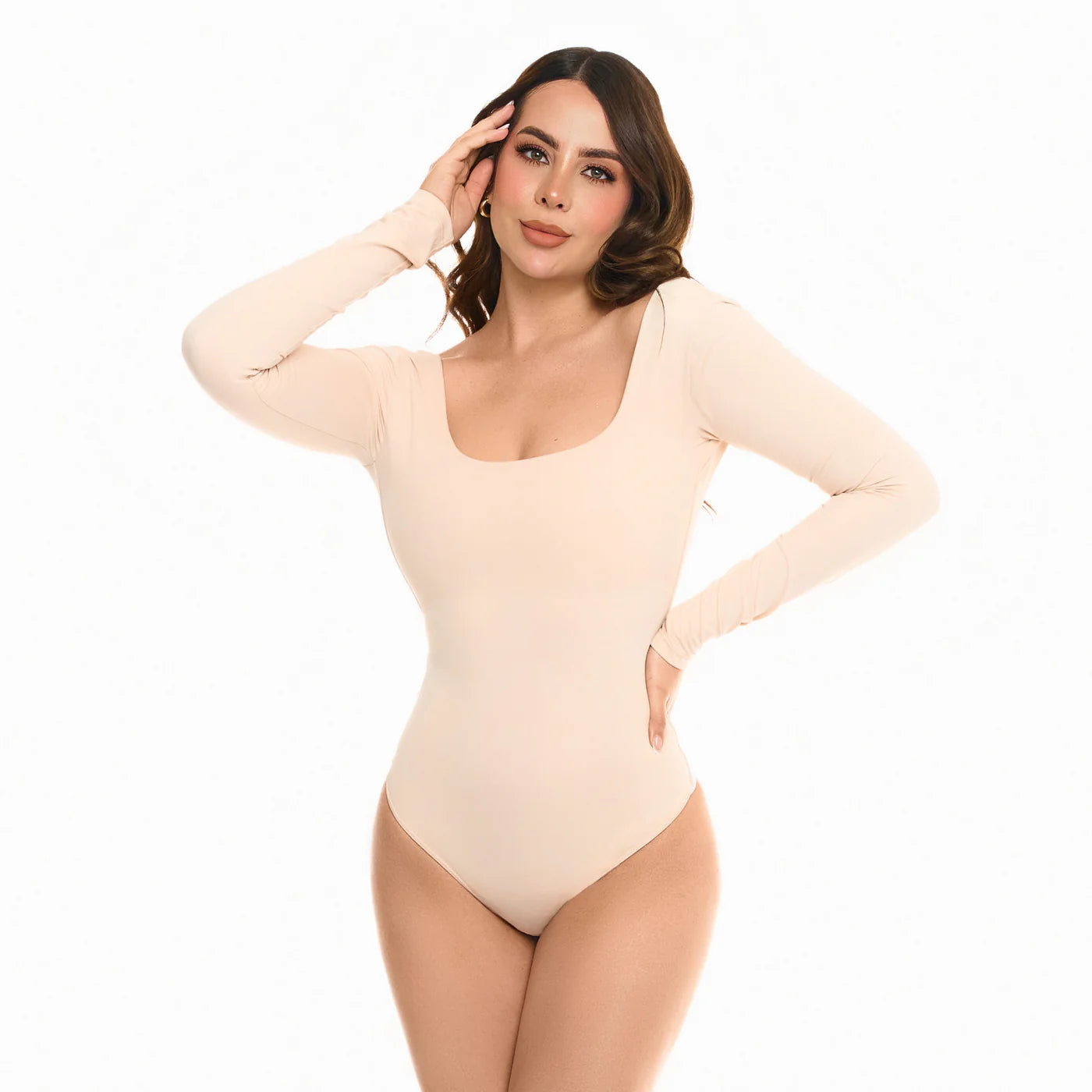 Body Malka Beige con Control de Abdomen