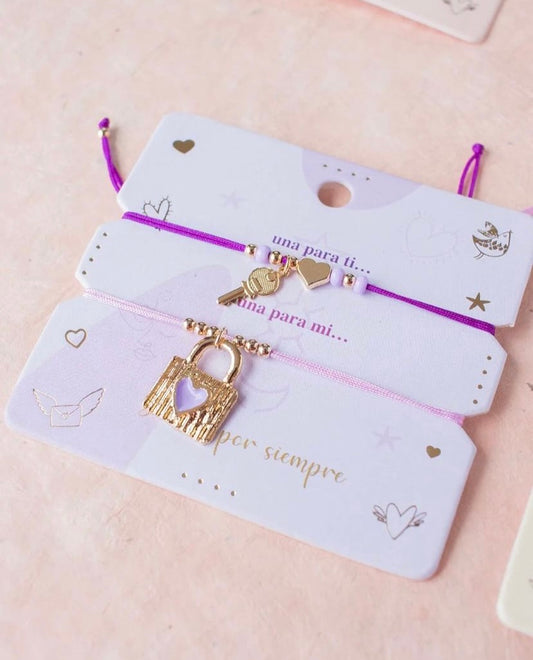 Padlock Bracelet Set