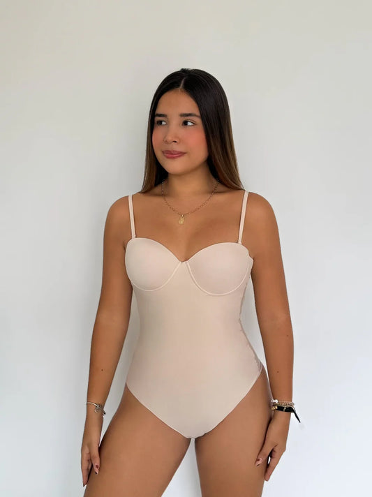 Body Tania Beige con Control de Abdomen