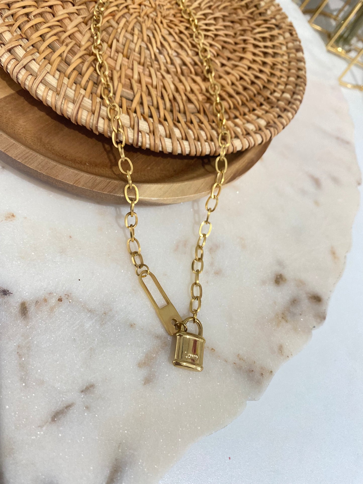 Padlock Necklace